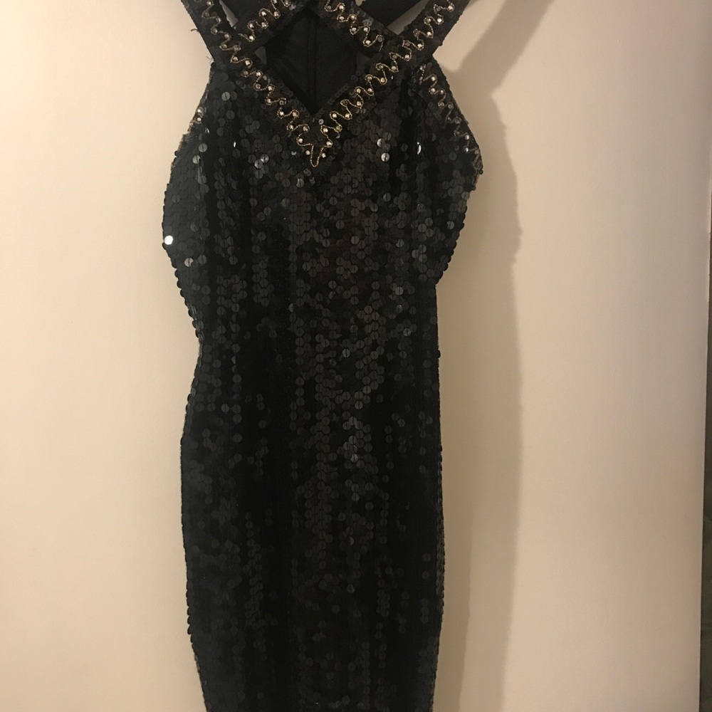 Sequin dress. Adorable!